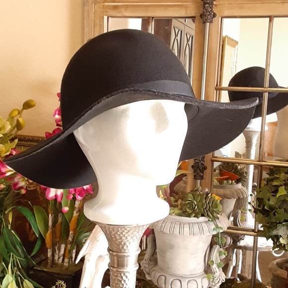 Annie Hall BRIXTON, Size 7 1/4, Wool Felt, Unformed, Banded Fedora - Picture 5 of 7